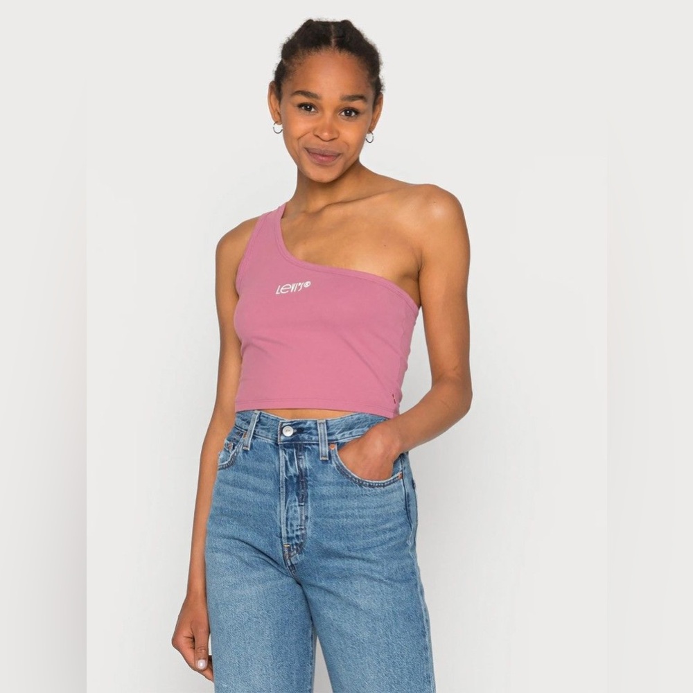 NWT Levi’s Off the Shoulder Crop Top XL G90